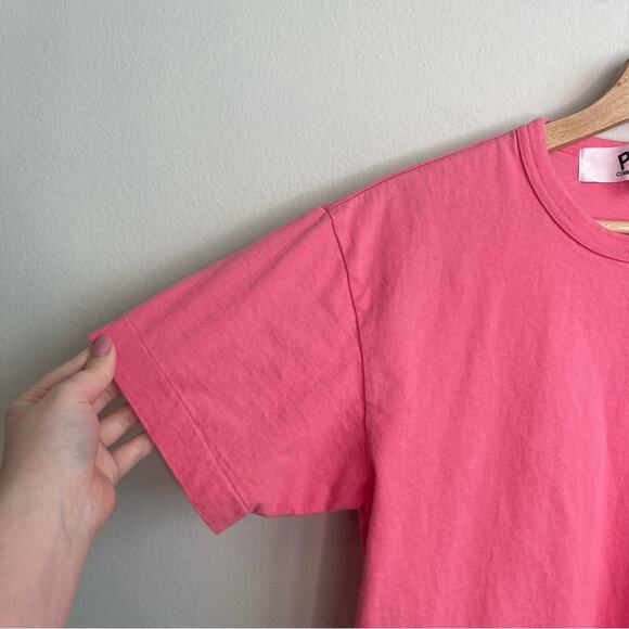 Comme des Garçons PLAY Heart T-Shirt in Pink - Picture 7 of 9